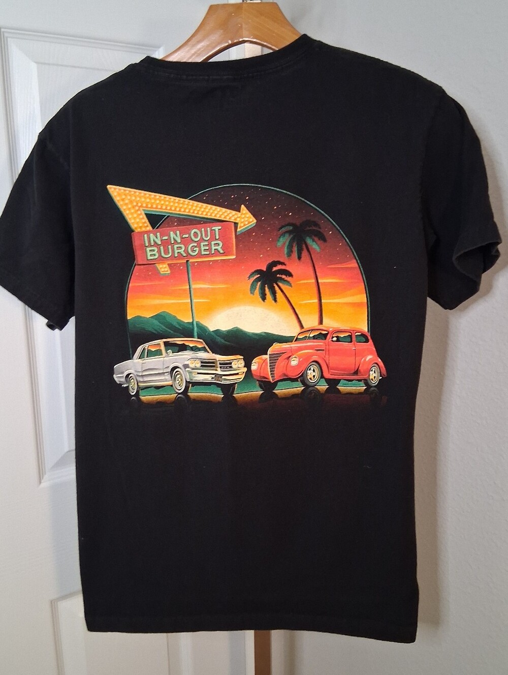 In N Out Burger Arizona T Shirt Small Black